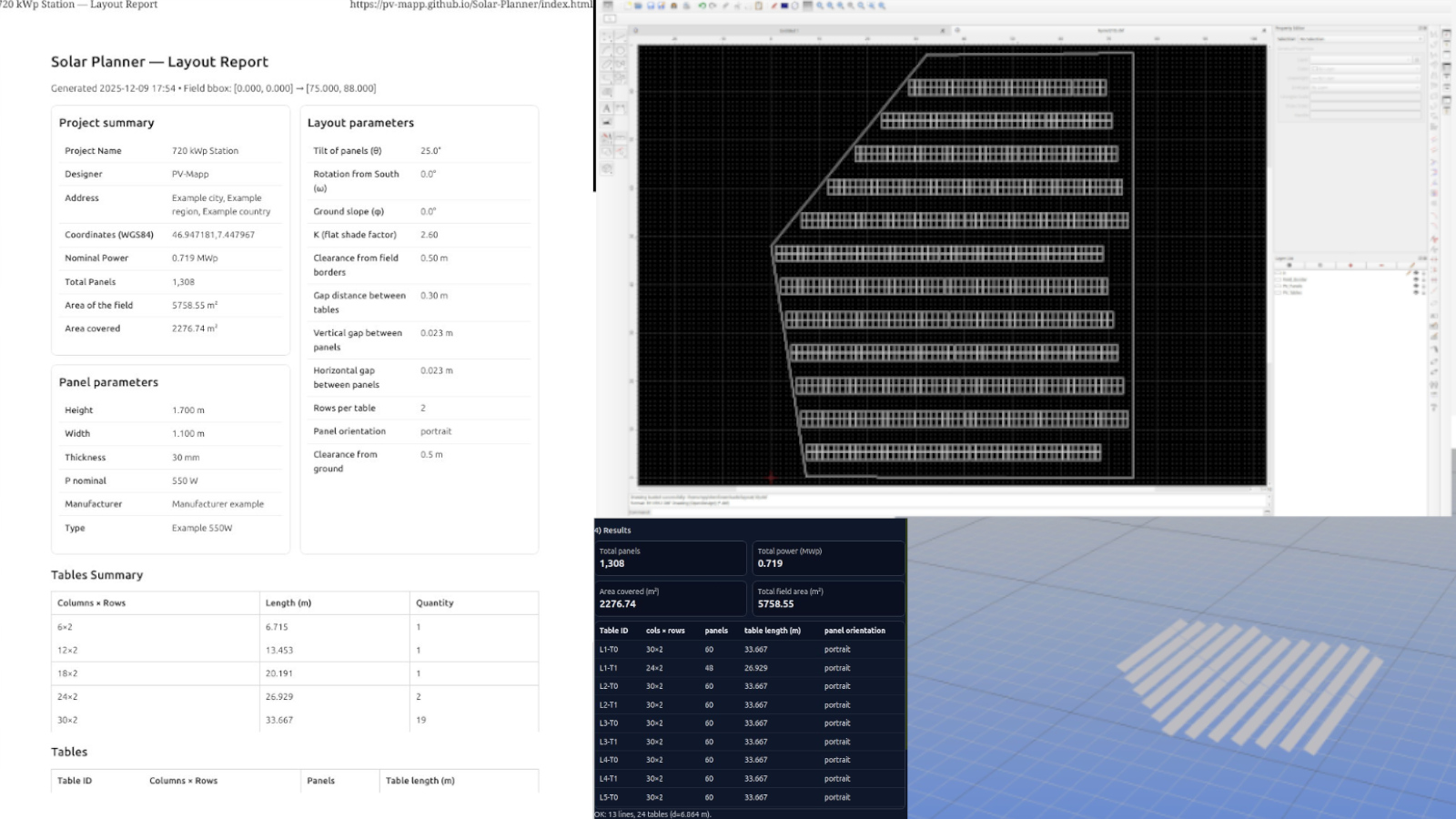 PV-Mapp export and report options